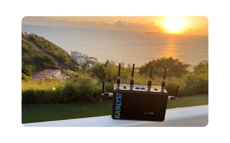 Spark Sim Router Katalyst Spark 5G Router – Multi-Carrier, High-Speed Travel & Business