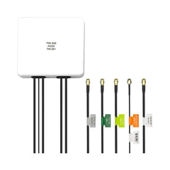 Taoglas Guardian MA950 | 5in1 Wall Mount Antenna | 1 x GNSS, 2 x LTE MIMO and 2 x Wi-Fi MIMO 146 x 134 x 20mm (White)